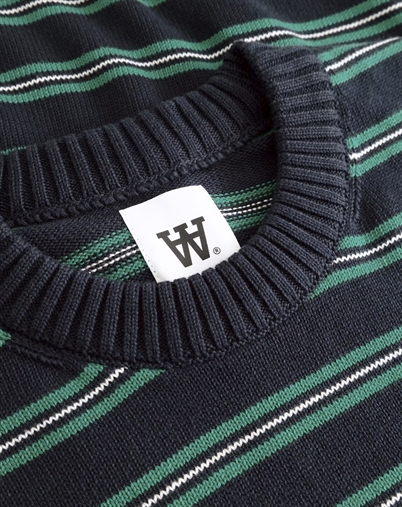 Wood Wood - WWCalle Crew Neck - Salute Stripe